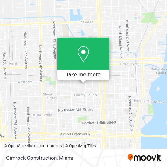 Gimrock Construction map