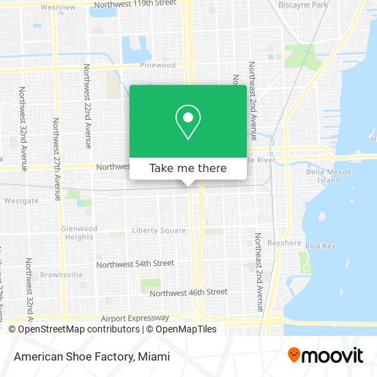 American Shoe Factory map