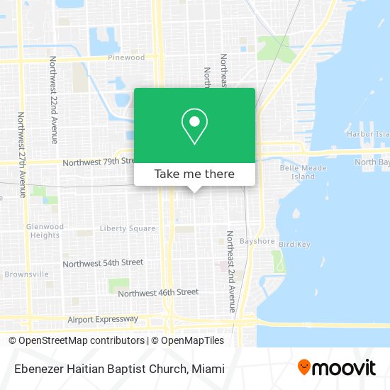 Mapa de Ebenezer Haitian Baptist Church