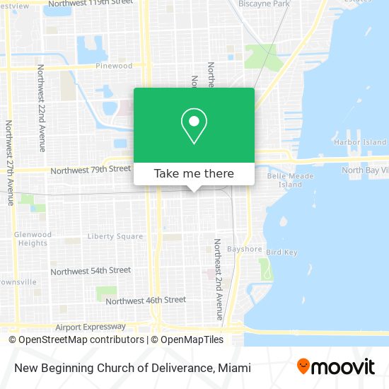 New Beginning Church of Deliverance map