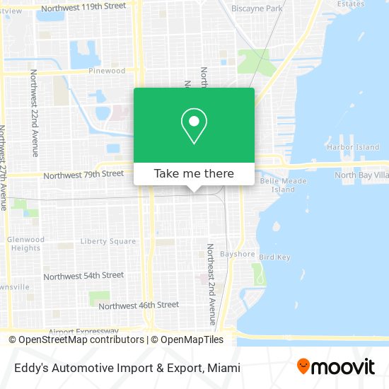 Eddy's Automotive Import & Export map