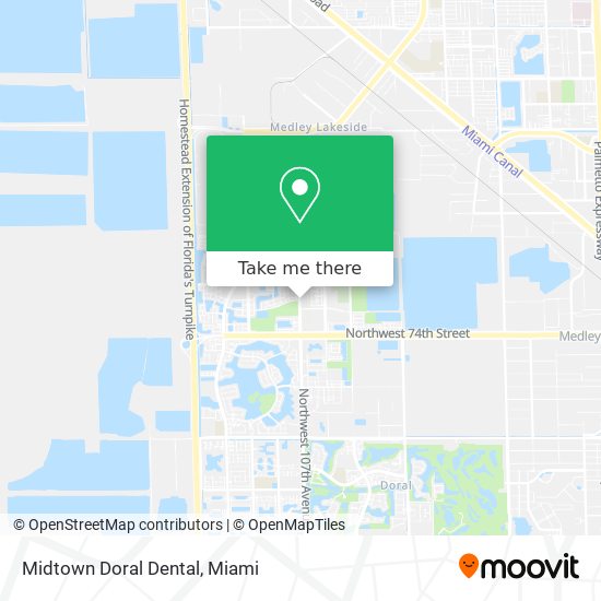 Mapa de Midtown Doral Dental