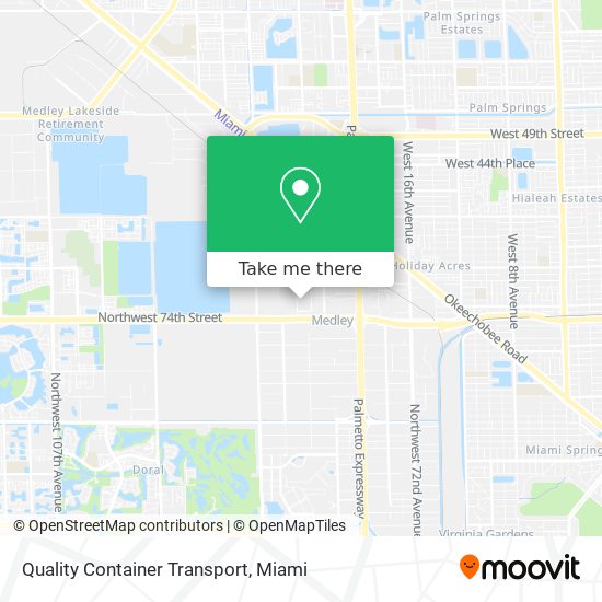 Mapa de Quality Container Transport