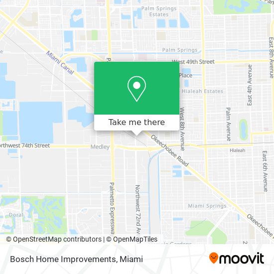 Bosch Home Improvements map