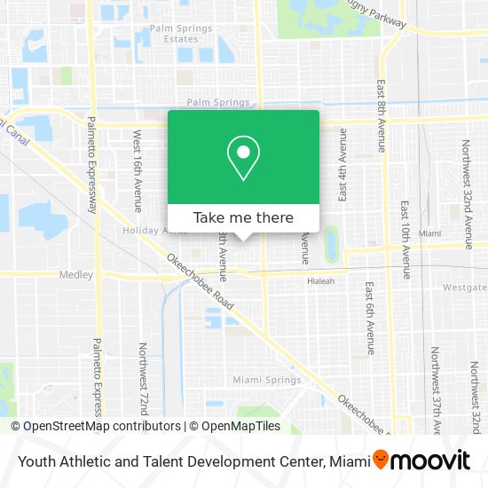 Youth Athletic and Talent Development Center map