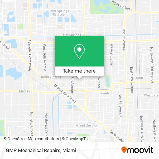 GMP Mechanical Repairs map