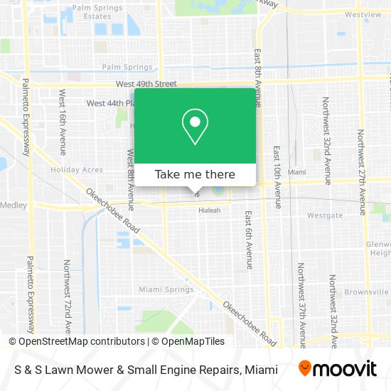 S & S Lawn Mower & Small Engine Repairs map