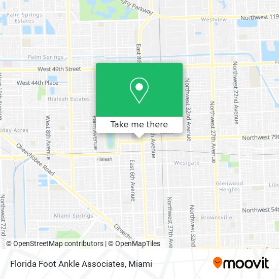 Florida Foot Ankle Associates map