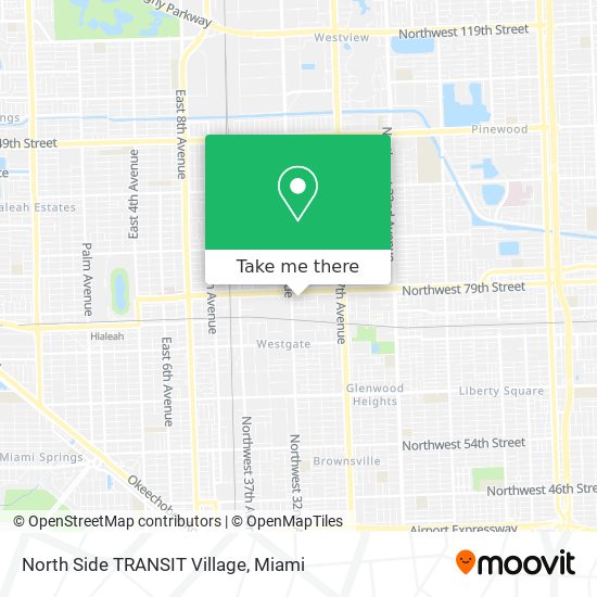 North Side TRANSIT Village map
