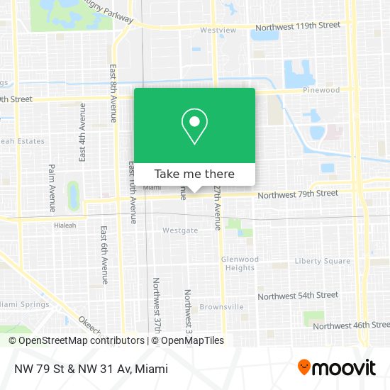 Mapa de NW 79 St & NW 31 Av