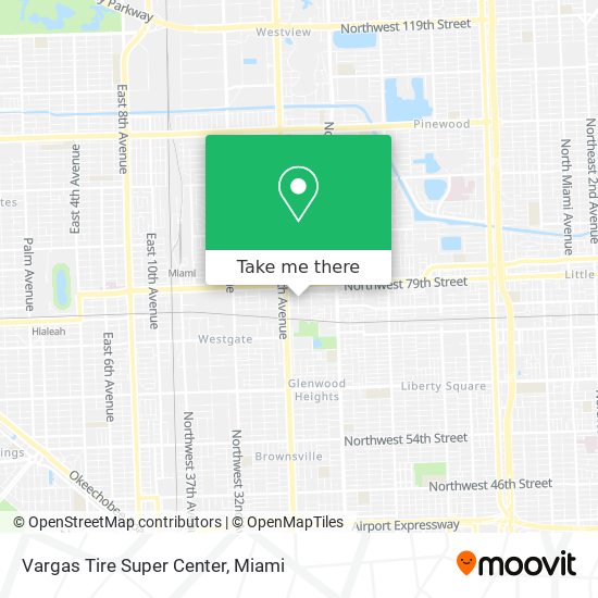 Mapa de Vargas Tire Super Center