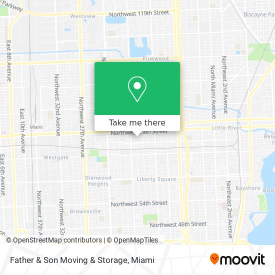 Mapa de Father & Son Moving & Storage