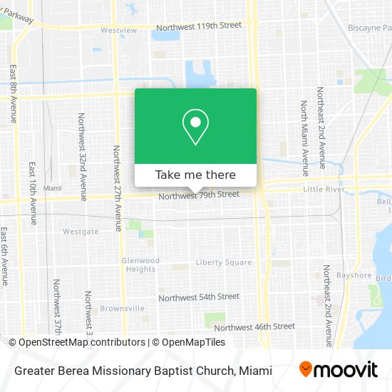 Mapa de Greater Berea Missionary Baptist Church