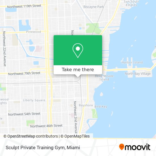 Sculpt Private Training Gym map
