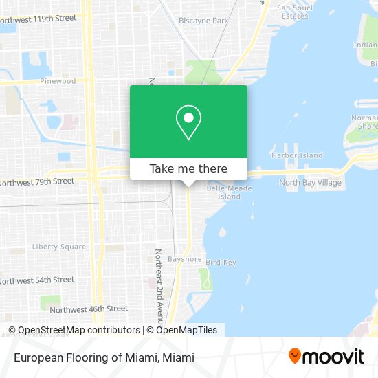 European Flooring of Miami map