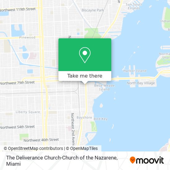 The Deliverance Church-Church of the Nazarene map