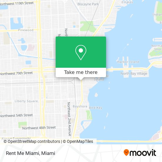 Rent Me Miami map