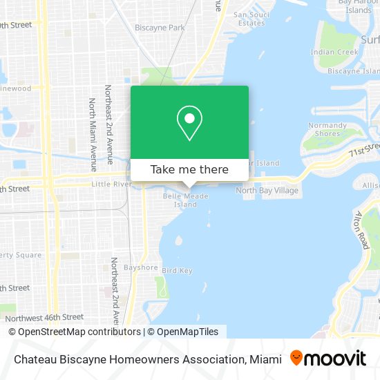 Chateau Biscayne Homeowners Association map