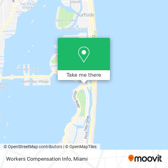 Mapa de Workers Compensation Info