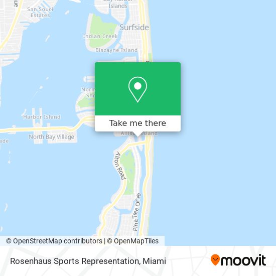 Mapa de Rosenhaus Sports Representation