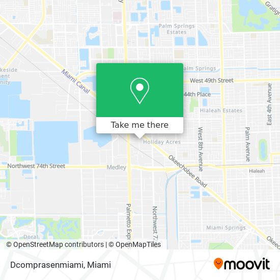 Mapa de Dcomprasenmiami