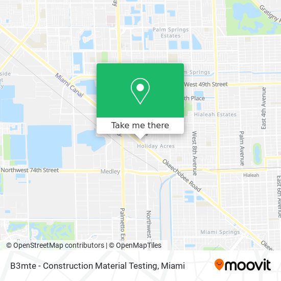 B3mte - Construction Material Testing map