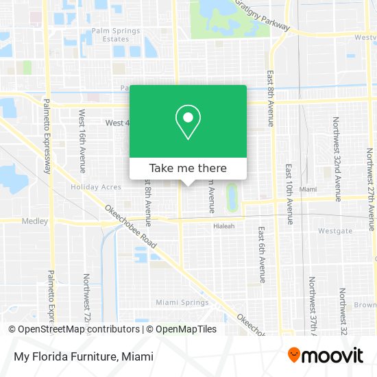 My Florida Furniture map