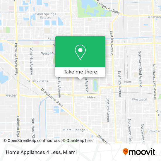 Home Appliances 4 Less map