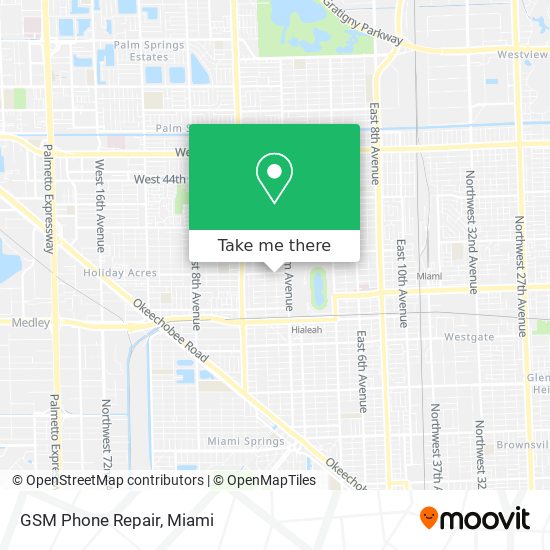 GSM Phone Repair map