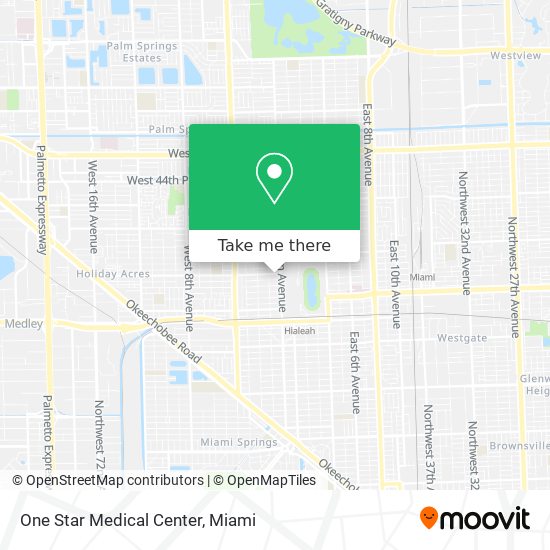 One Star Medical Center map