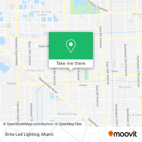 Mapa de Brite Led Lighting