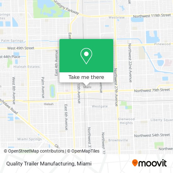 Mapa de Quality Trailer Manufacturing