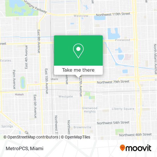 MetroPCS map