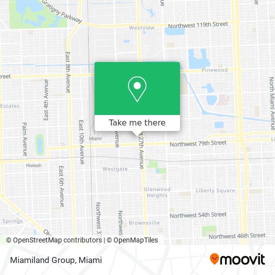 Miamiland Group map