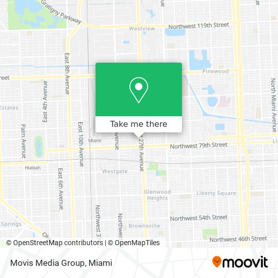 Mapa de Movis Media Group