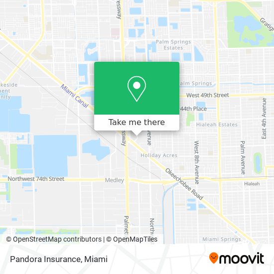 Pandora Insurance map