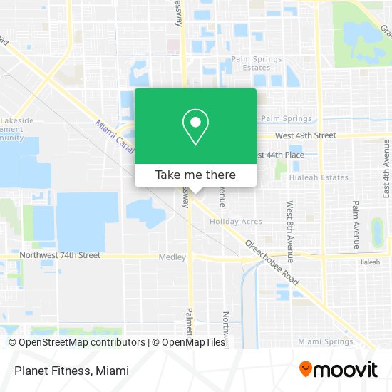 Planet Fitness map