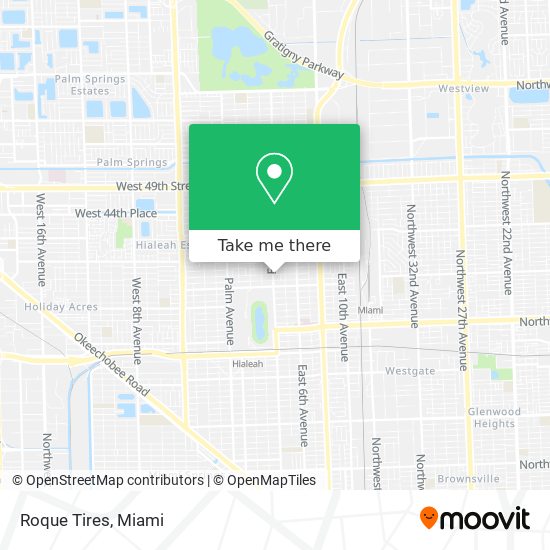 Roque Tires map