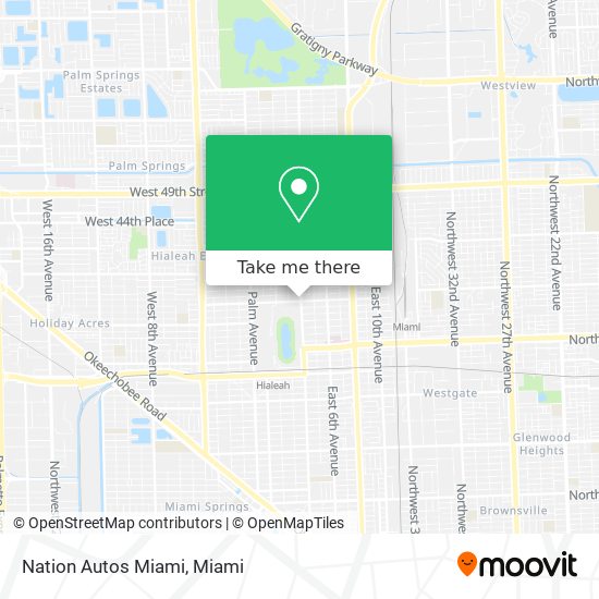 Nation Autos Miami map