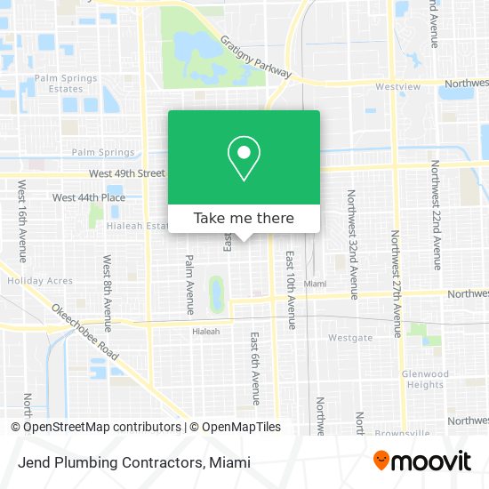 Jend Plumbing Contractors map