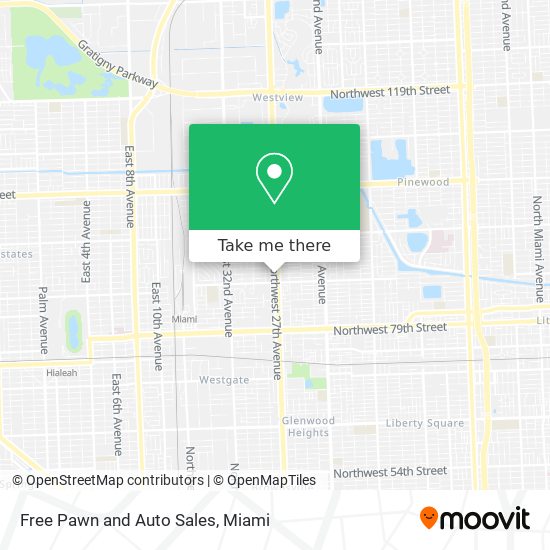 Free Pawn and Auto Sales map