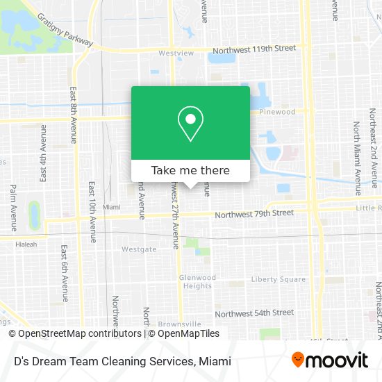 Mapa de D's Dream Team Cleaning Services