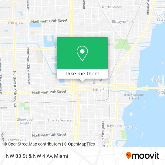 Mapa de NW 83 St & NW 4 Av