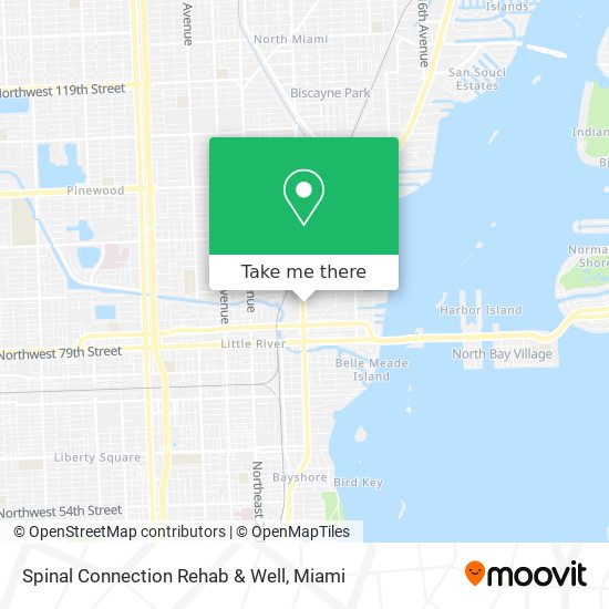 Mapa de Spinal Connection Rehab & Well