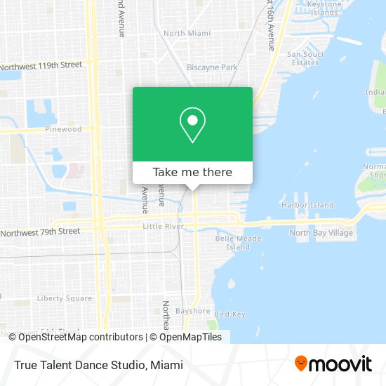 True Talent Dance Studio map