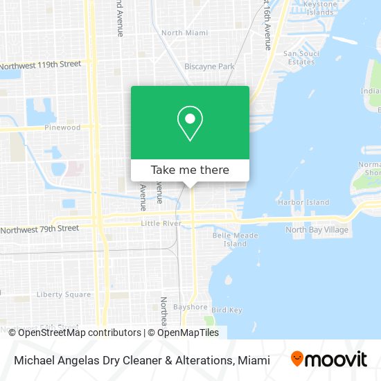 Mapa de Michael Angelas Dry Cleaner & Alterations