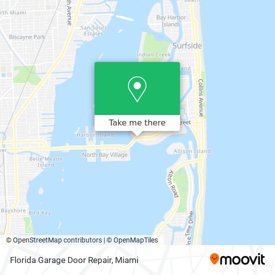 Mapa de Florida Garage Door Repair