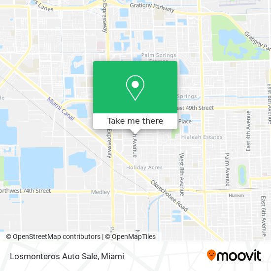 Losmonteros Auto Sale map