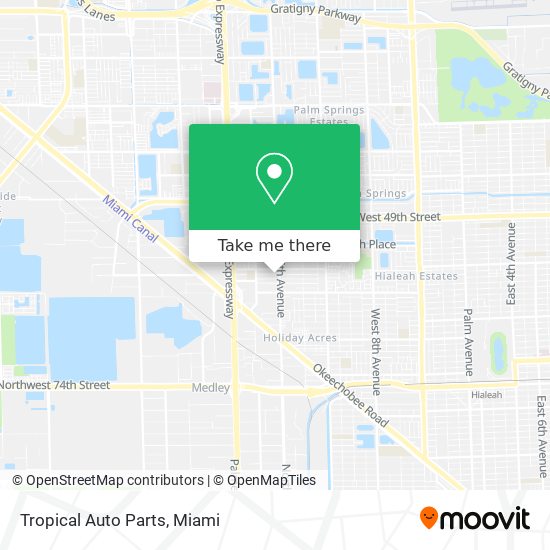 Mapa de Tropical Auto Parts