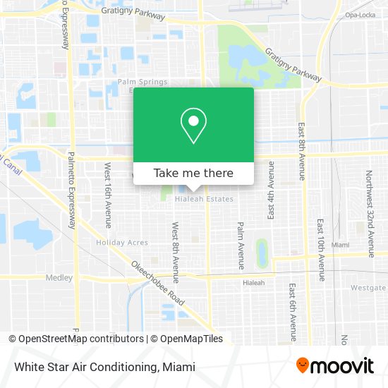 White Star Air Conditioning map